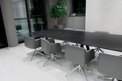 custom sized boardroom table