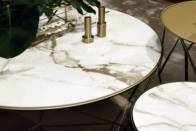 circular marble effect inserts