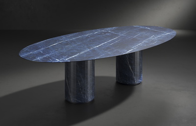 table top w/pedestal leg 