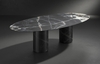 table top w/pedestal leg 