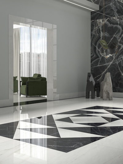 inlaid flooring design 