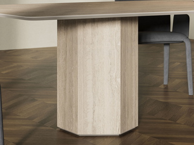 Hexagon Base | Solido 20 | Travertino Romano