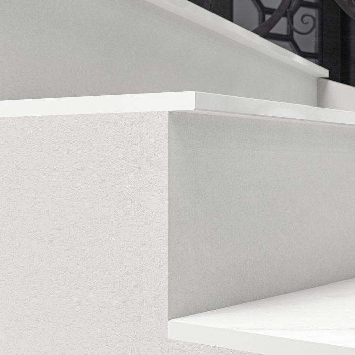Polished Straight Edge Edge Profile - Double Bevelled Edge