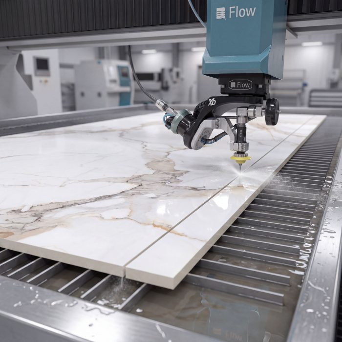 Porcelain slab trimming