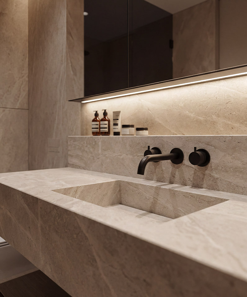 retail design porcelain slab